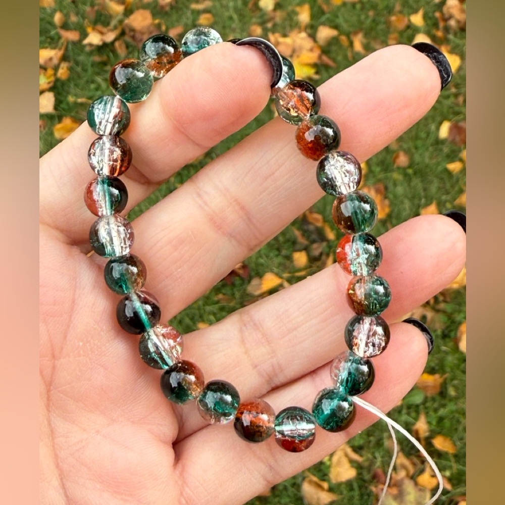 Elegant 8mm Multicolor Beaded Bracelet